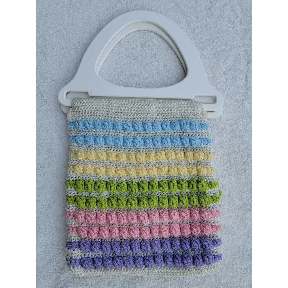 Vintage Accento Craft Purse Macrame 1970s/80s
